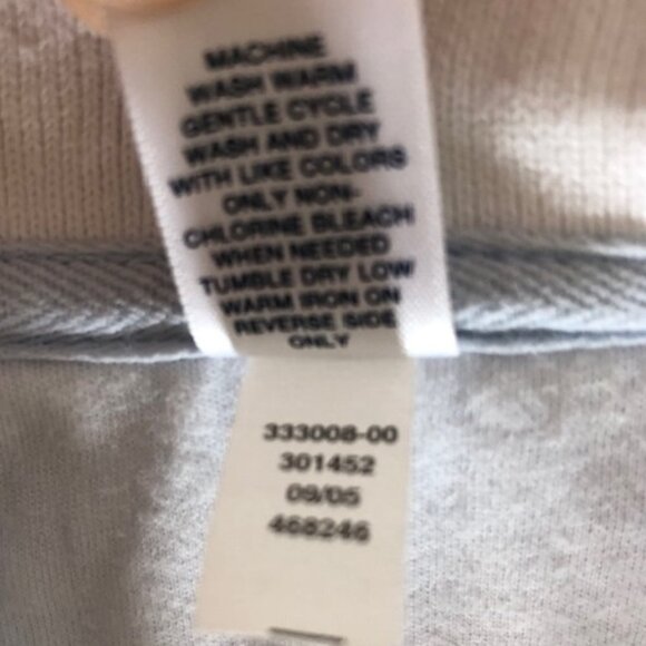 BABY GAP Velour Blue White Stripe Long Sleeve Pocket One Piece 3-6 Mos - Picture 14 of 15